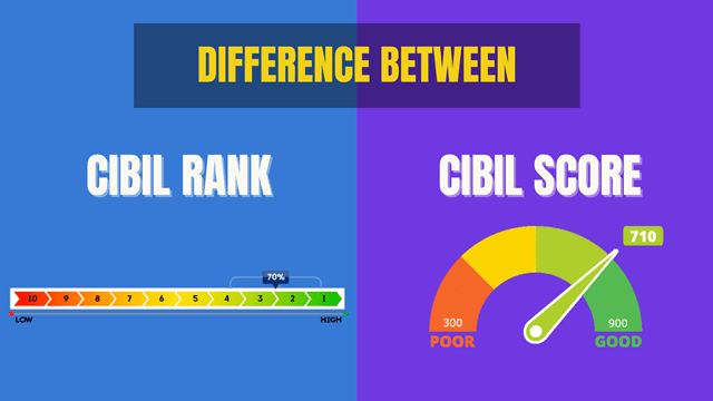 You are currently viewing What is the difference between CIBIL Rank and CIBIL Score?
