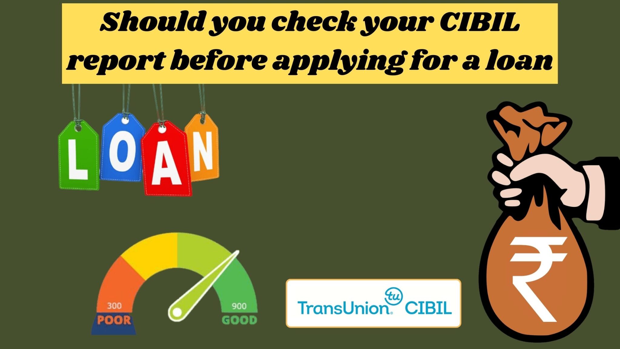 You are currently viewing Should you check your CIBIL report before applying for a loan?￼