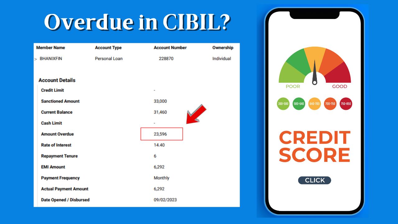 You are currently viewing How to remove Overdue from CIBIL report?