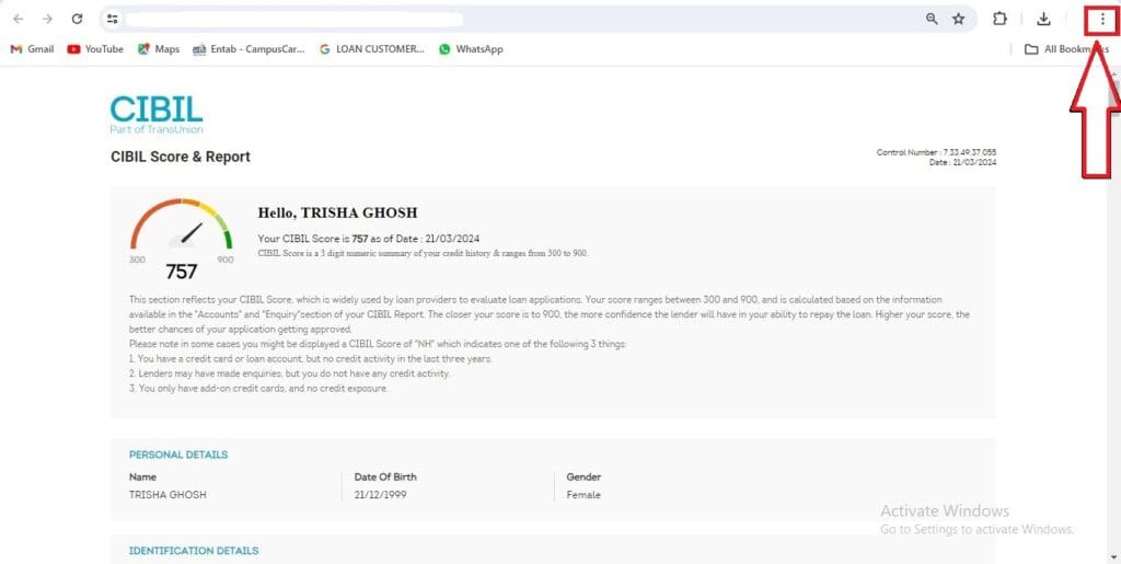 Download CIBIL Report for free Download CIBIL Report for free