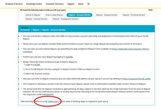 Write a complaint in CIBIL Write a complaint in CIBIL
